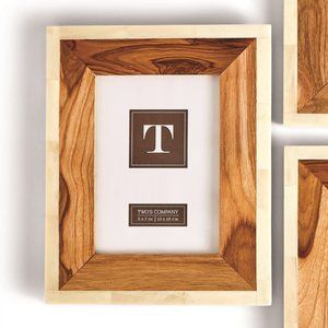 [LYL] Wood and Bone 5x7 Picture Frame